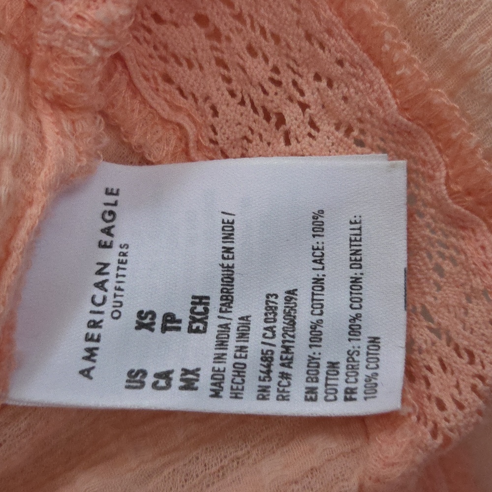 AE Peachy Babydoll Long Sleeved Top - Picture 9 of 11